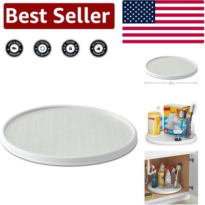 18-Inch Durable Lazy Susan with Nonslip Liner for Easy Access and Organization