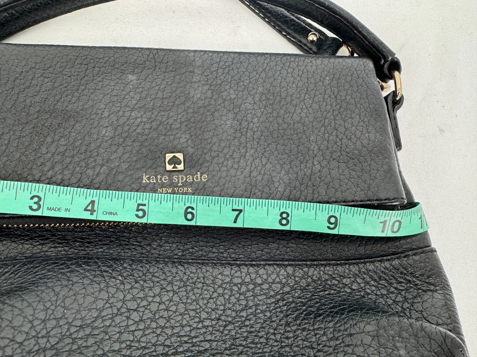 Borsa a 2 vie Kate Spade Southport Avenue in pelle nera Mini Maria