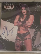Rhea Ripley WWE Official Autograph Poster 11x14 RAW Live Event Signed Item