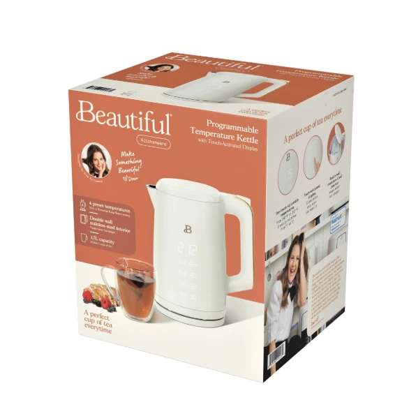 Beautiful 1.7-Liter Electric Kettle 1500 W One-Touch Activation