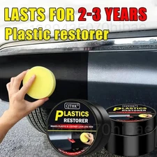 Car Plastic Restorer Back to Black Gloss Trim & Leather Renovator CleanerCoating