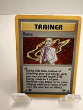 2000 Pokemon Gym Challenge 1st Edition Blaine Holo #17/132 on eBay