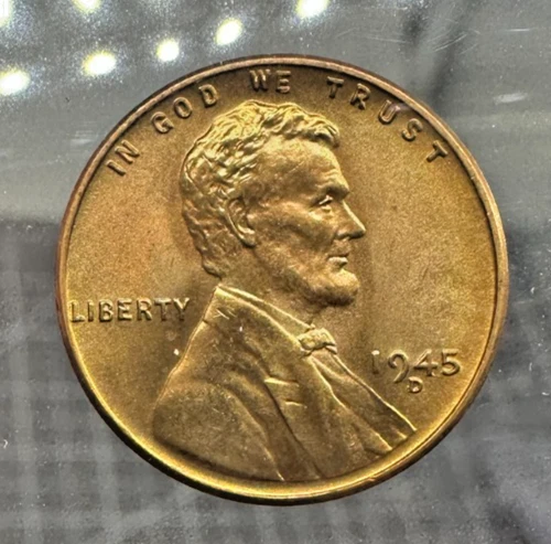 1945-D Denver Lincoln Wheat Cent 1c - BU UNC