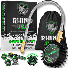 Manometro Pressione Gomme Super Resistente (0-75 PSI) - Accuratezza Certificata 
