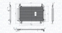 1X Magneti Marelli 350203837000 Kondensator Klimaanlage FüR Toyota