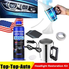 Headlights Restoration Kit Car Cleaning Liquid Set Polymer Chemical Polishing