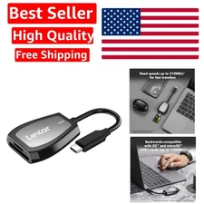 Compact USB-C Dual-Slot SD/microSD Reader, 312MB/s High-Speed Transfer Included