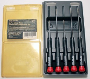CRAFTSMAN PROFESSIONAL 41520 5-pc Micro-Tech Precision Screwdriver Set USA Vintg