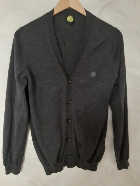 Men Paul Green Sweater Grey Merino 36 / S / 44