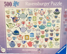 Ravensburger 500 pc. Time for Tea Georgia Breeze 2025, jigsaw puzzle Teacup NIB