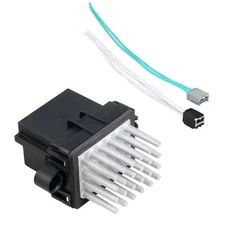 A/C Heater Blower Motor Resistor W/Plug for Chevy Silverado GMC Sierra 1500 2500