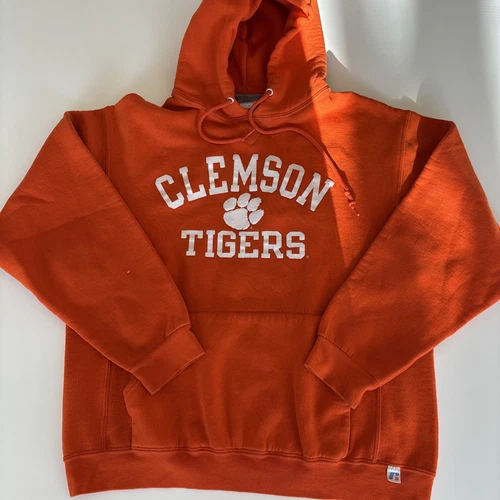 VETEMENTS Felpa con cappuccio vintage Russell Athletic Clemson Tigers L 50 50