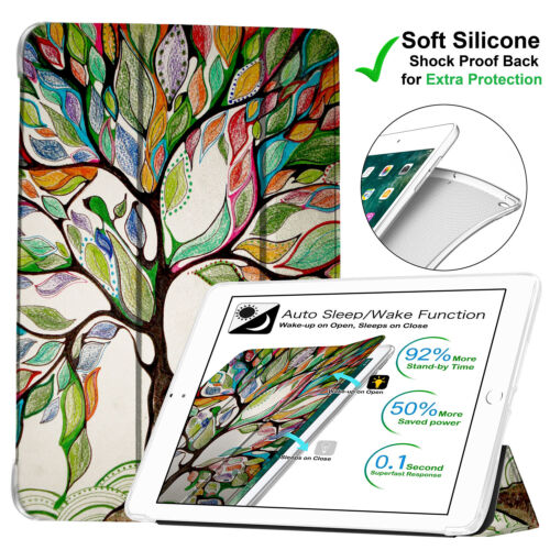 iPad Pro 11 1st 2nd 10.5 9.7 10.9 7.9 Case Soft Smart Magnetic Cover Color Grid - Picture 65 of 151