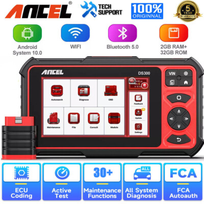 ANCEL DS300 Bluetooth OBD2 Scanner All System Diagnostic Tool 3-Year Free Update