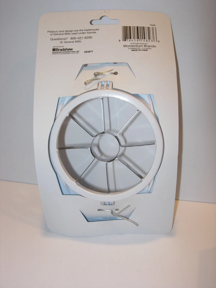 Acero inoxidable blanco plástico pillsbury manzana pera corer cuña cocina Foto 2 de 3