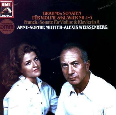 Anne-Sophie Mutter, Alexis Weissenberg - Brahms / Franck: Sonaten... 2LP .