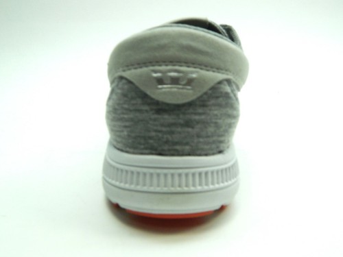 SUPRA WOMEN'S HAMMER RUN GREY WHITE SHOES SIZE 6 - Picture 2 of 8