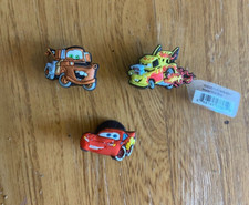 JIBBETS SET OF THREE CROCS SHOE CHARM for MOVIE CARS great condition 
