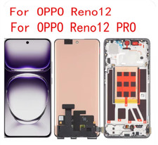 Original For Oppo Reno12 / Reno12 Pro LCD Display Screen Touch Digitizer  Frame