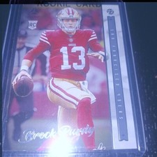 2022 Panini Chronicles - Luminance Update Rookies Orange #213 Brock Purdy (RC)