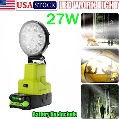 #ad Work Light For Ryobi 18V Battery Cordless Portable Camping Light NEW Work Light $17.99