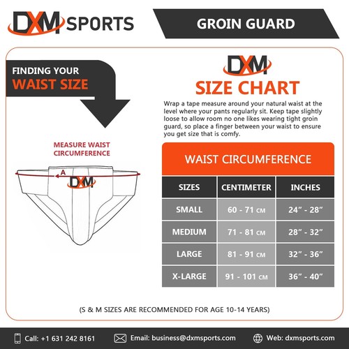 DXM SPORTS Male Groin Guard Boxing Karate Muay Thai MMA Fighting Abdo Protector - Picture 10 of 18