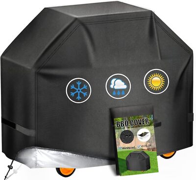 100% Waterproof BBQ Gas Grill Cover for Char-Broil Burner Grills Dyna-Glo 55 inc