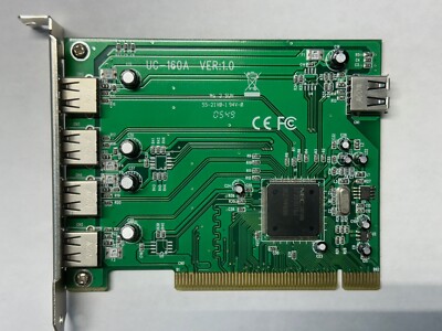  4-Port USB Internal Card UC-160A Ver. 1.0, Desktop Computer