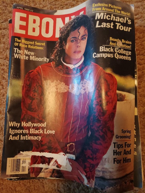 EBONY MAGAZINE-Michael Jackson's Last Tour (Vintage April 1989)