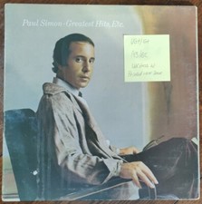Paul Simon Greatest Hits Etc. Vinyl Record LP VG+/G+ CBS10007 1977