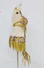 Belly Dance Costume for Women Senior AB Stones Professional made any size