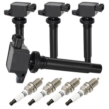 4Pcs Ignition Coils and Spark Plugs For Suzuki SX4 2007-2009 2.0L L4 UF562