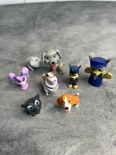 Lot of 8 Various Puppy Dogs Small Dog Figure Toys Cake Toppers
