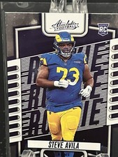 STEVE AVILA      2023 Panini Absolute     #164     ROOKIE BLUE     Rams