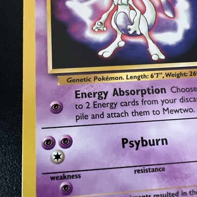 Pokémon Mewtwo Kids WB Presents Pokemon The First Movie Holo | eBay