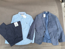 LOT of 3 NEW Boys CALVIN KLEIN H M formal jacket pants shirt sz 8