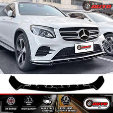 Mercedes GLC Klasse X253 C253 Front Splitter Spoiler Lippe Kit Glanz Schwarz 2015-18