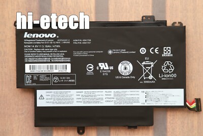Genuine 45N1704 45N1705 45N1706 Battery for Lenovo ThinkPad S1 Yoga 12 20DL 20CD