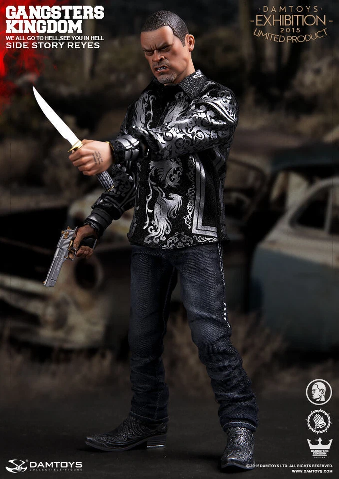 Boneco DAMTOYS GKS002 CICF 2015 EXPO Gangsters Kingdom Side Story - Reyes 1/6 - Imagem 4 de 4