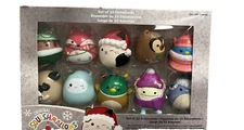 Original Squishmallows Christmas Tree Set of 10 Ornaments by Kurt Adler new