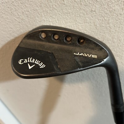 Callaway Jaws Full Toe Raw Black Sand Wedge 56  12 Precision Rifle 6.0 Stiff RH*