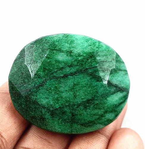 200-250 Ct Best Offer Oval Shape Green Emerald EGL Certified Brazil Gemstone 25N - Picture 4 of 8