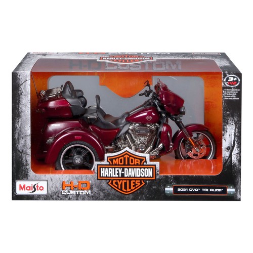 Mini car/motorcycles Maisto 1:12 Harley-Davidson 2021 CVO Tri Glide No.200-016 - Picture 6 of 8