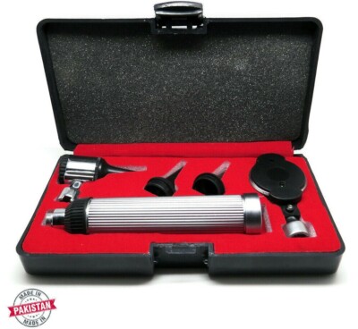 New ENT 6 Pcs Set Otoscope Ophthalmoscope Specula's 2.5, 3.5, 4.5 Tools