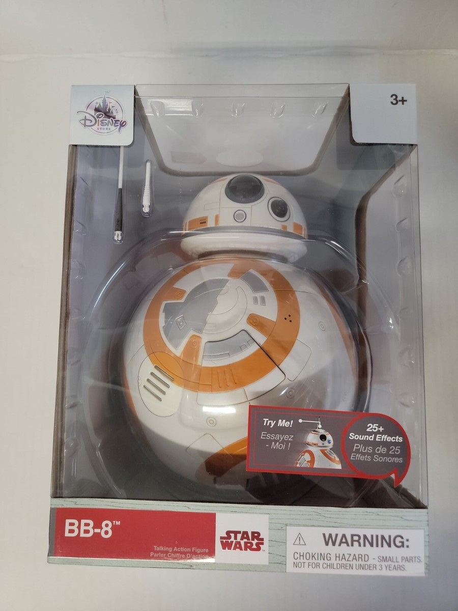 DISNEY STORE Star Wars BB-8 Talking Droid toy 25+ sound effects