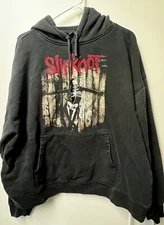 Slipknot .5 The Gray Chapter Pull Over Hoodie Front And Back Graphics Used Good!