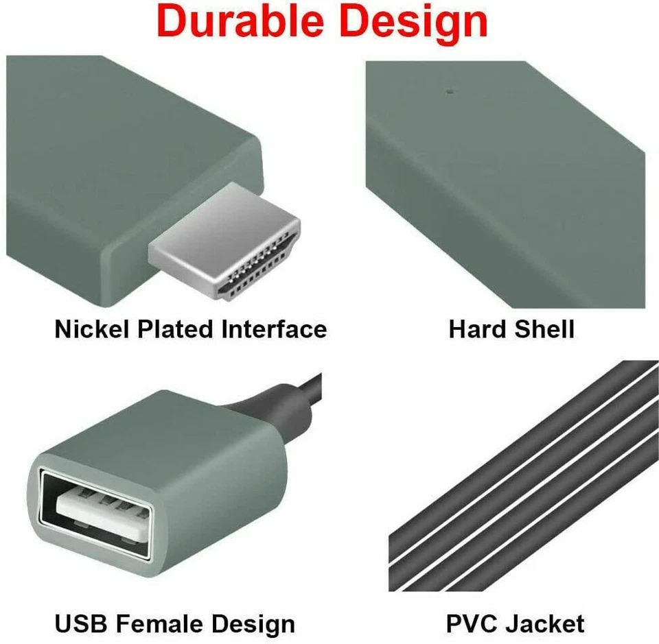 Adaptador de cable espejo 1080P de teléfono a TV DIGITAL HDTV AV HDMI para iPhone Android Foto 4 de 4