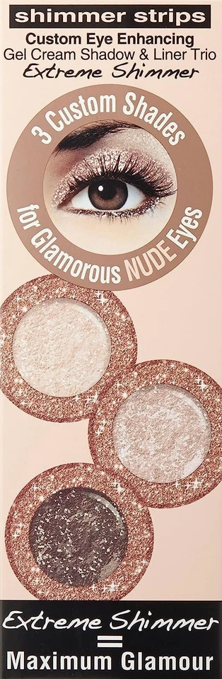Physicians Formula Shimmer Strips Custom Eye Enhancing Eyeshadow Trio. NUDE - Image 4 of 4