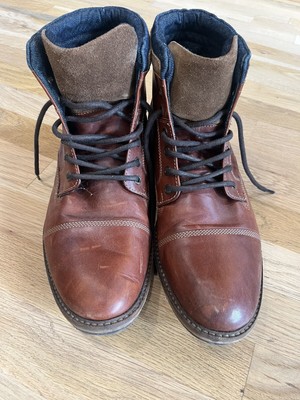 Franco Fortini Mens Dillan Leather Lace-Up Boots, Size 12  display picture 1