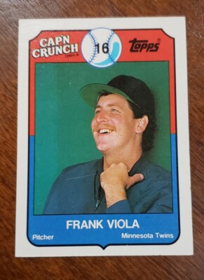 1989 Topps Cap'n Crunch Food Issue Frank Viola #4
